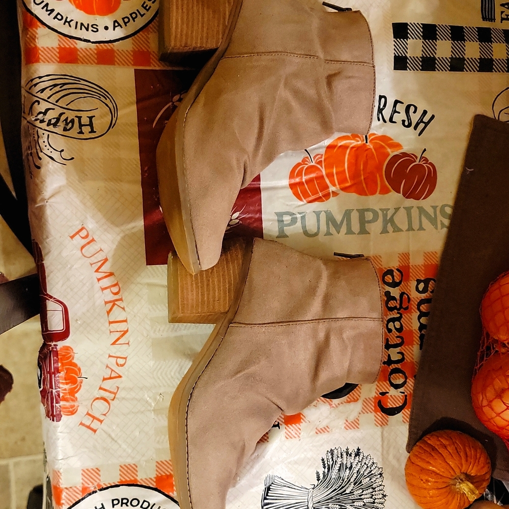 Tan Booties - image 2